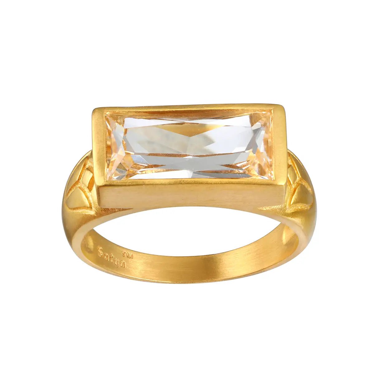 Eternal Radiance White Topaz Ring - Rivieratowel