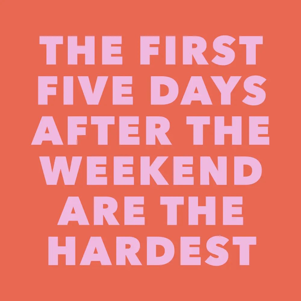 Funny Cocktail Napkins - First Five Days - Rivieratowel
