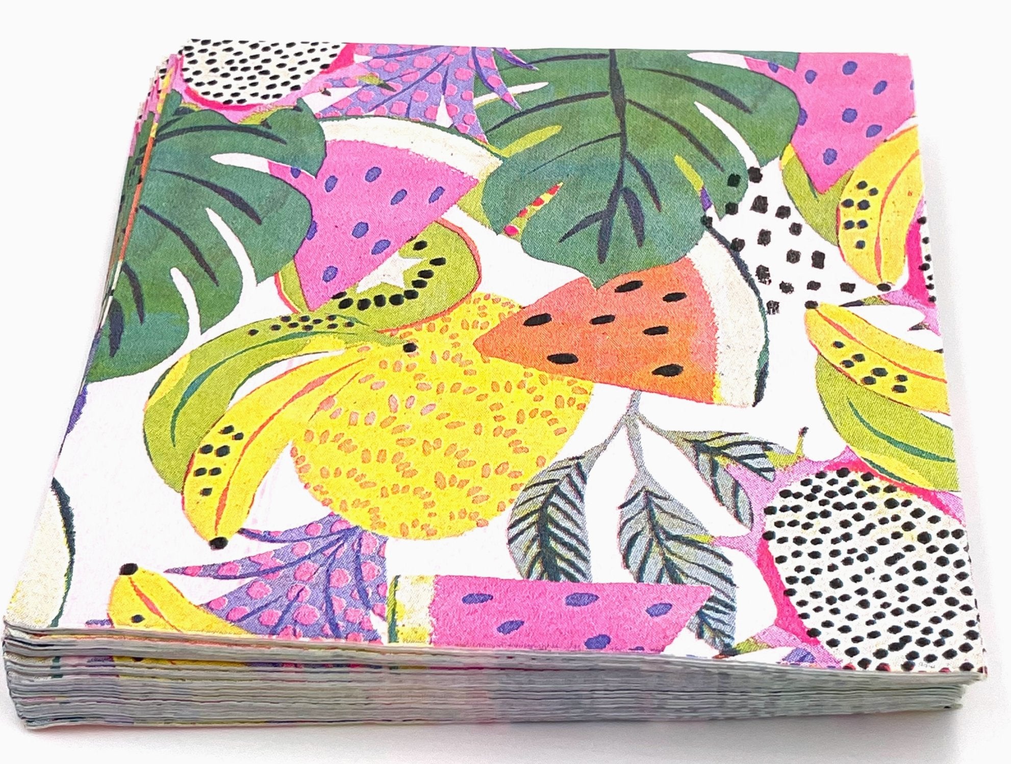 Funny Cocktail Napkins - Tropical Fruit - Rivieratowel