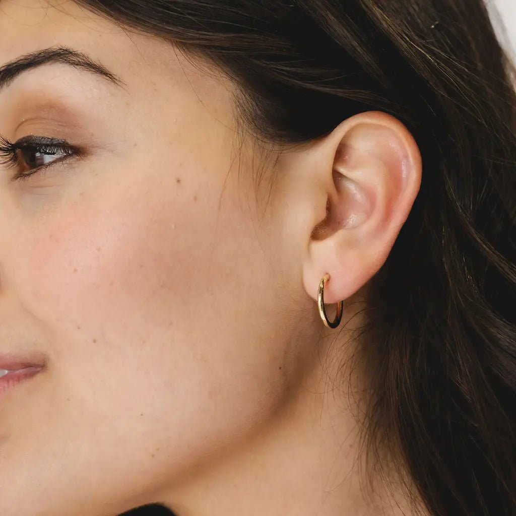 Gold Halo Hoops - Rivieratowel