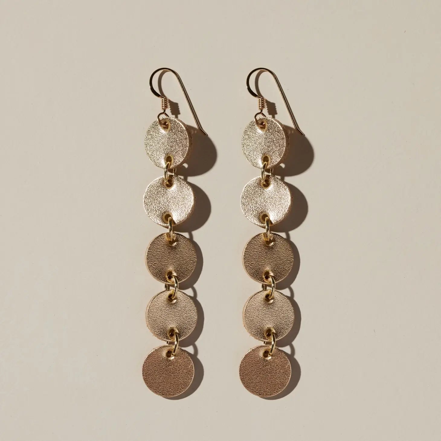 Gold Satin Sylvie Earring - Rivieratowel