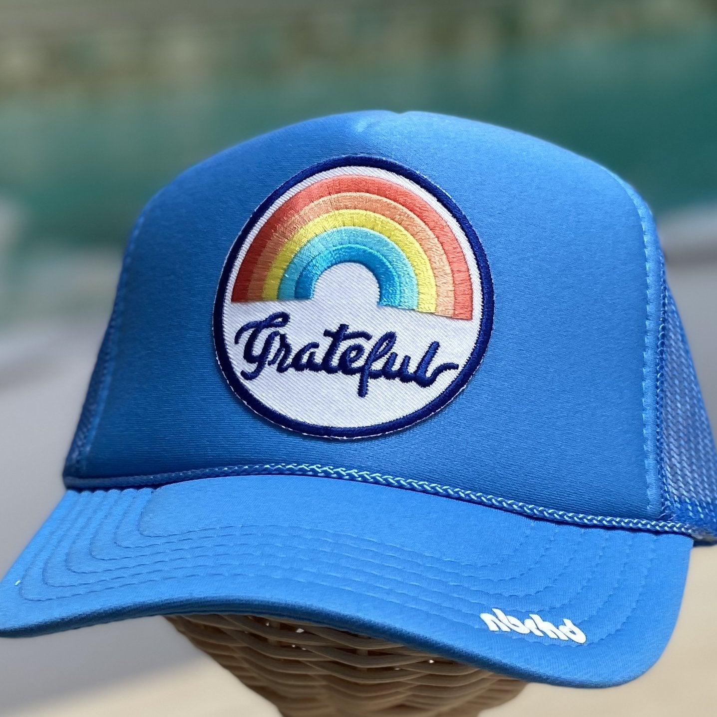 Grateful Patch Trucker Hat - Rivieratowel