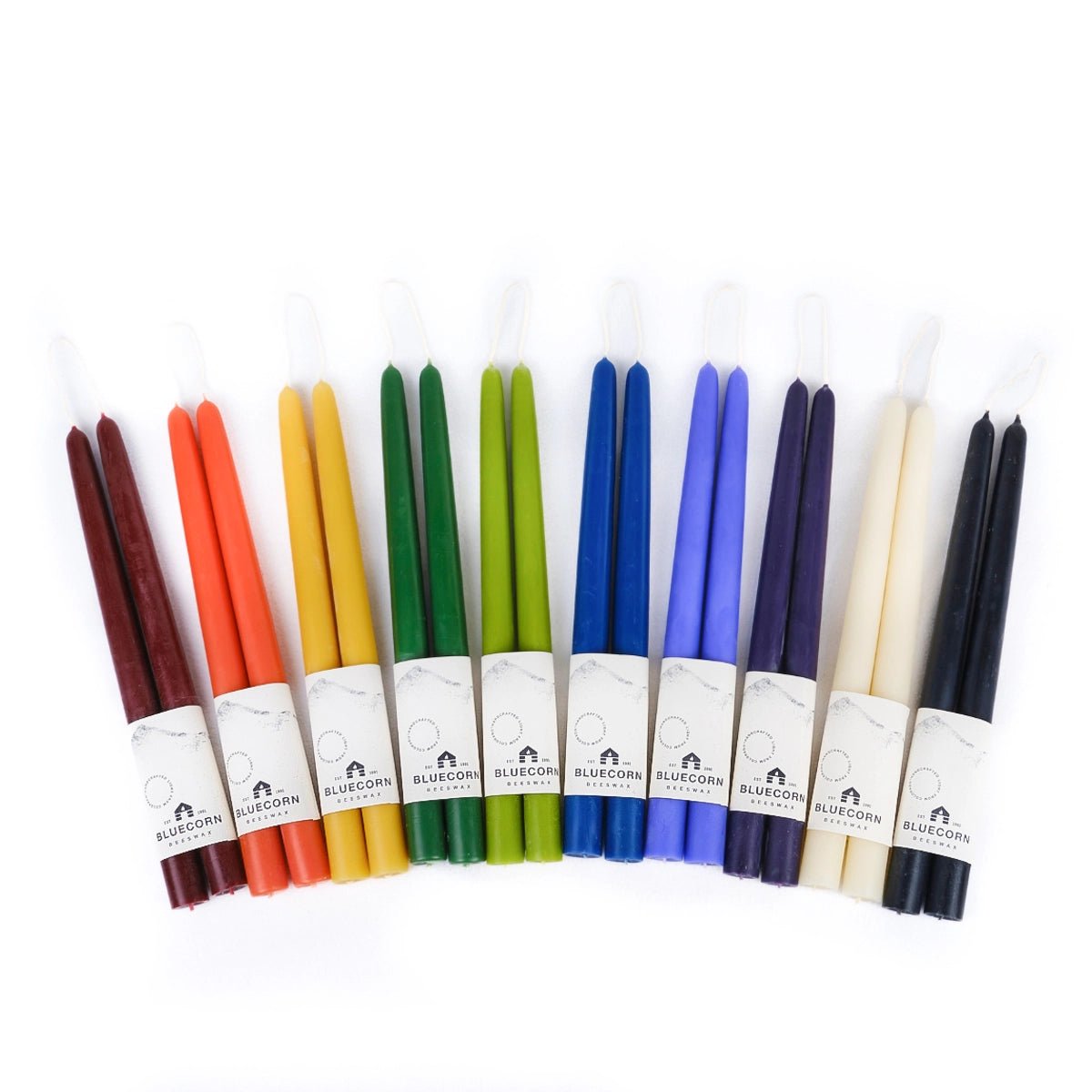 Hand - Dipped Beeswax Taper Set - Rivieratowel