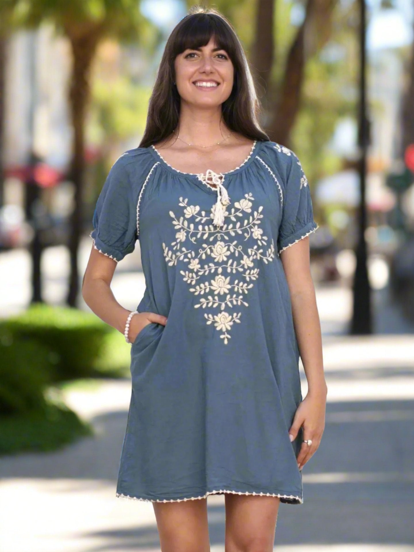 Hazel Mini Dress - Rivieratowel