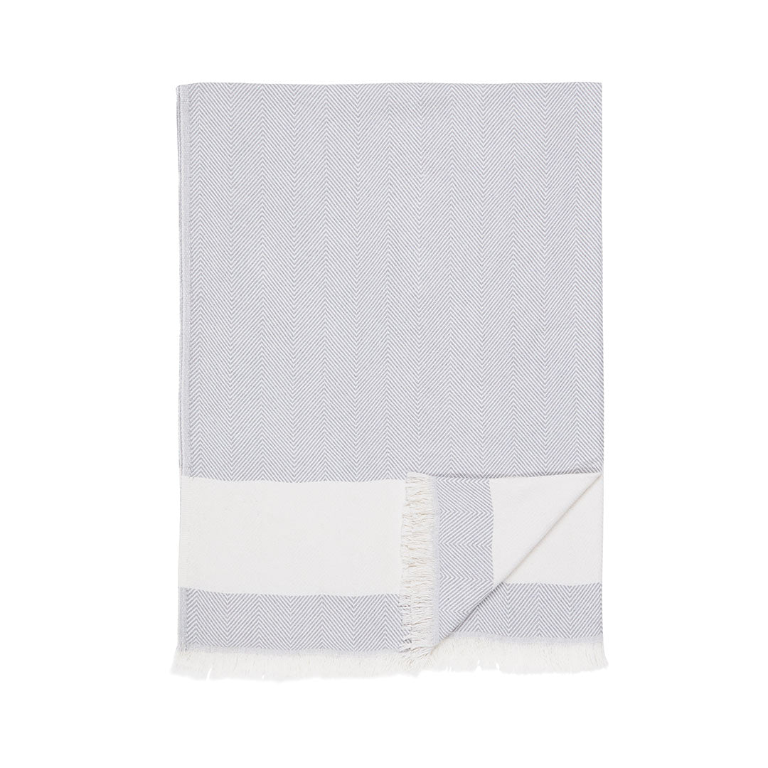 Herringbone Throw Blanket - Rivieratowel
