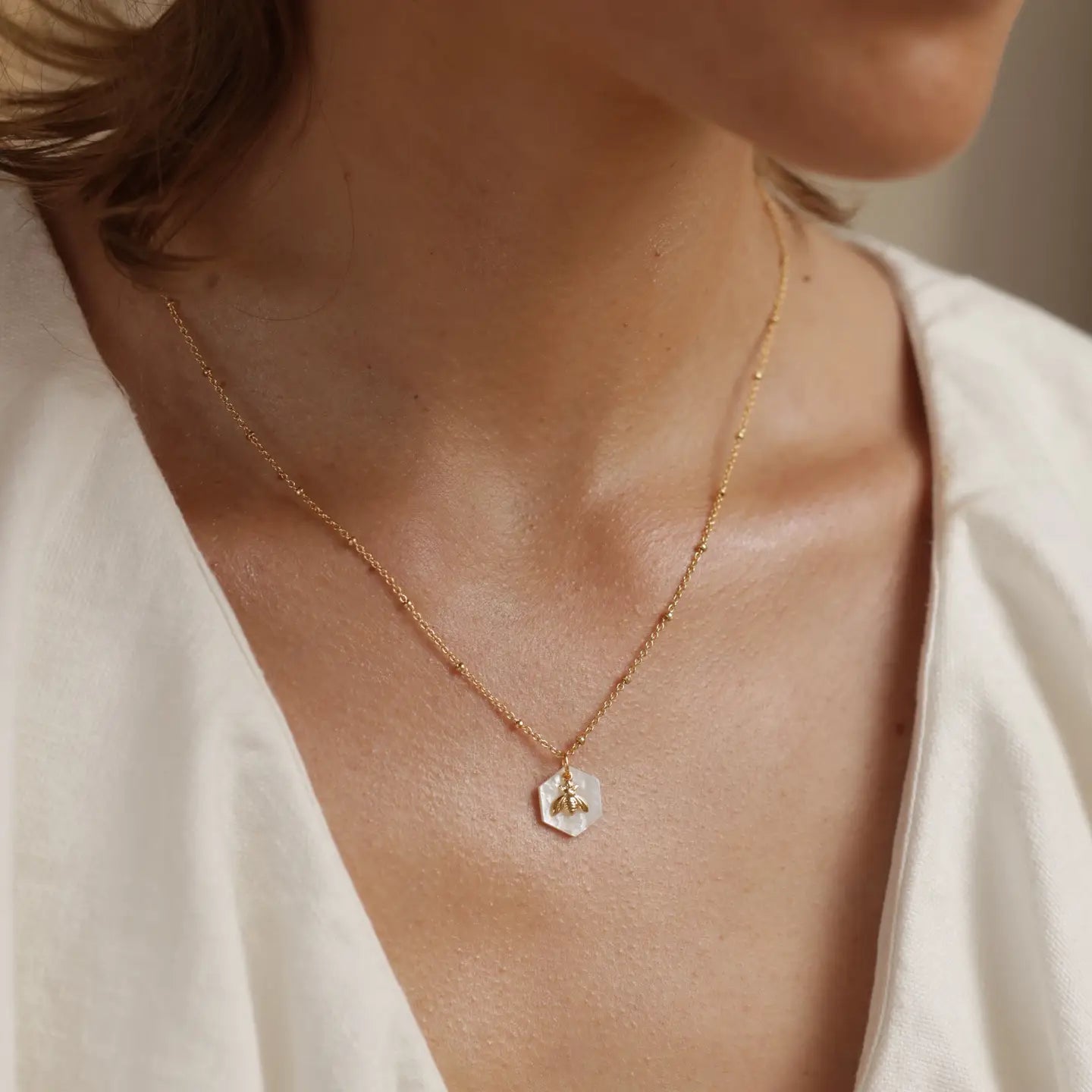 Honey Bee Necklace - Rivieratowel