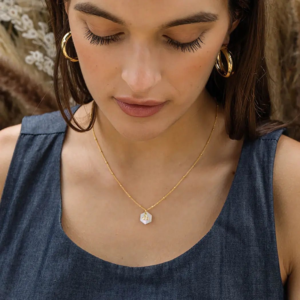 Honey Bee Necklace - Rivieratowel