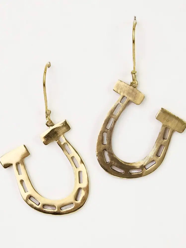 Horseshoe Earrings - Rivieratowel