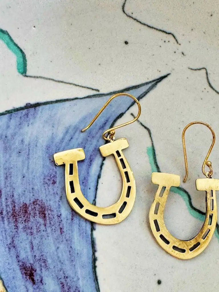 Horseshoe Earrings - Rivieratowel