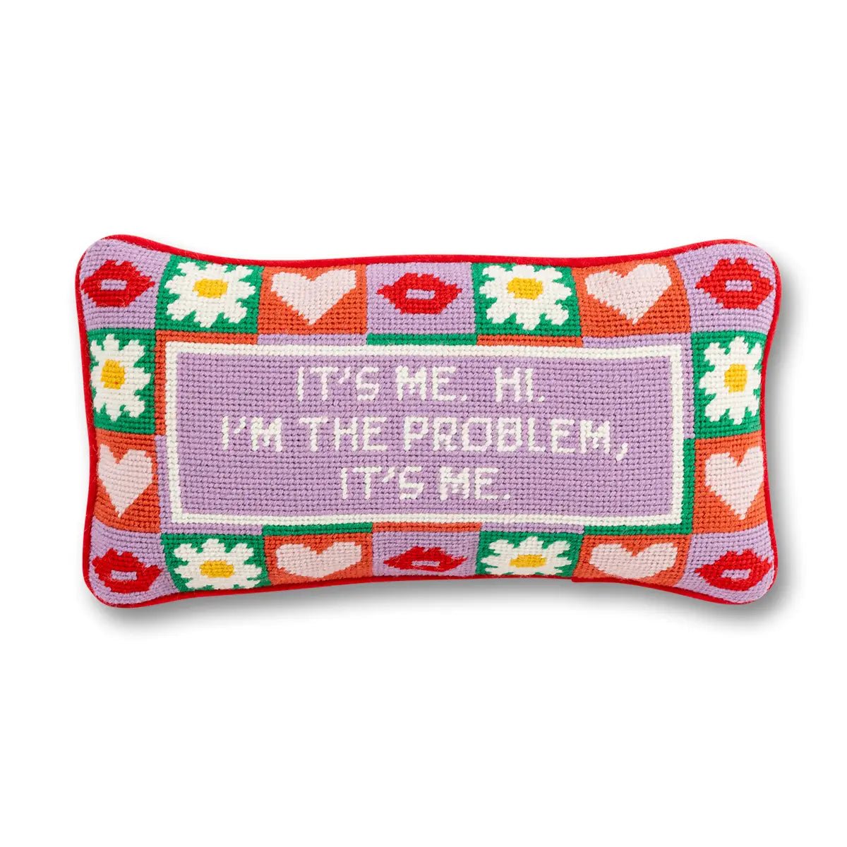 It's Me Needlepoint Pillow - Rivieratowel