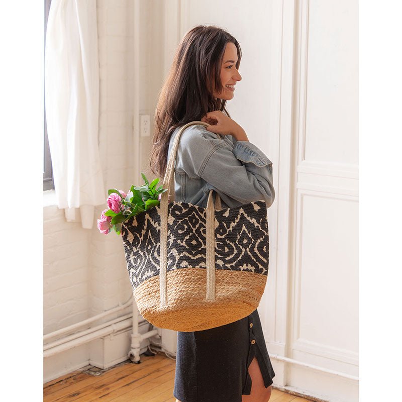Jute Shopper Tote - Rivieratowel