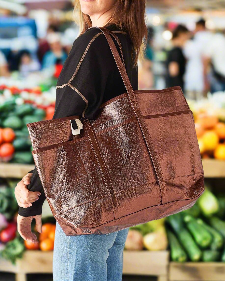 La Plage Metallic Tote - Rivieratowel