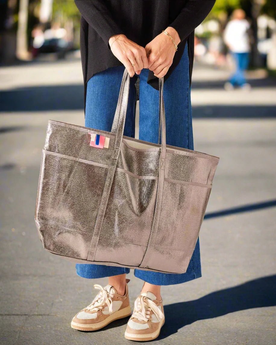 La Plage Metallic Tote - Rivieratowel