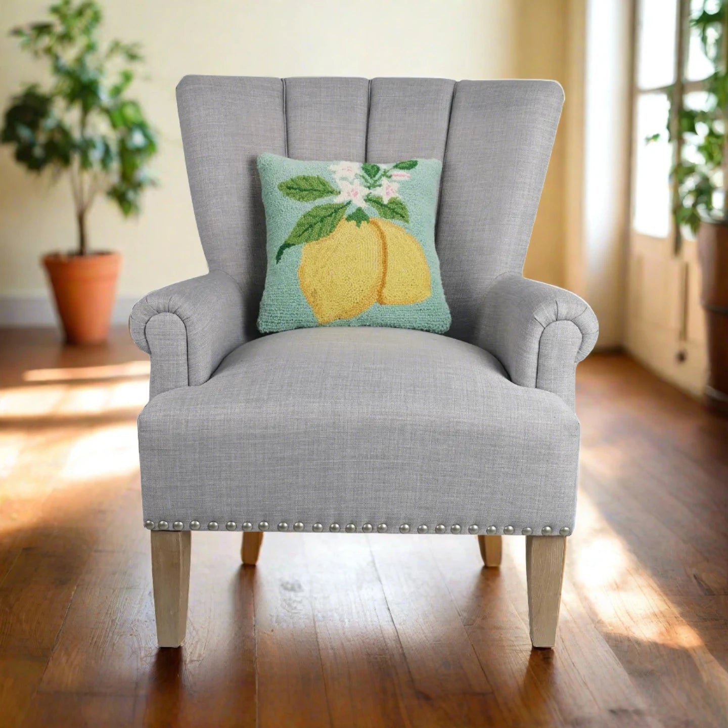 Lemons Hook Pillow - Rivieratowel