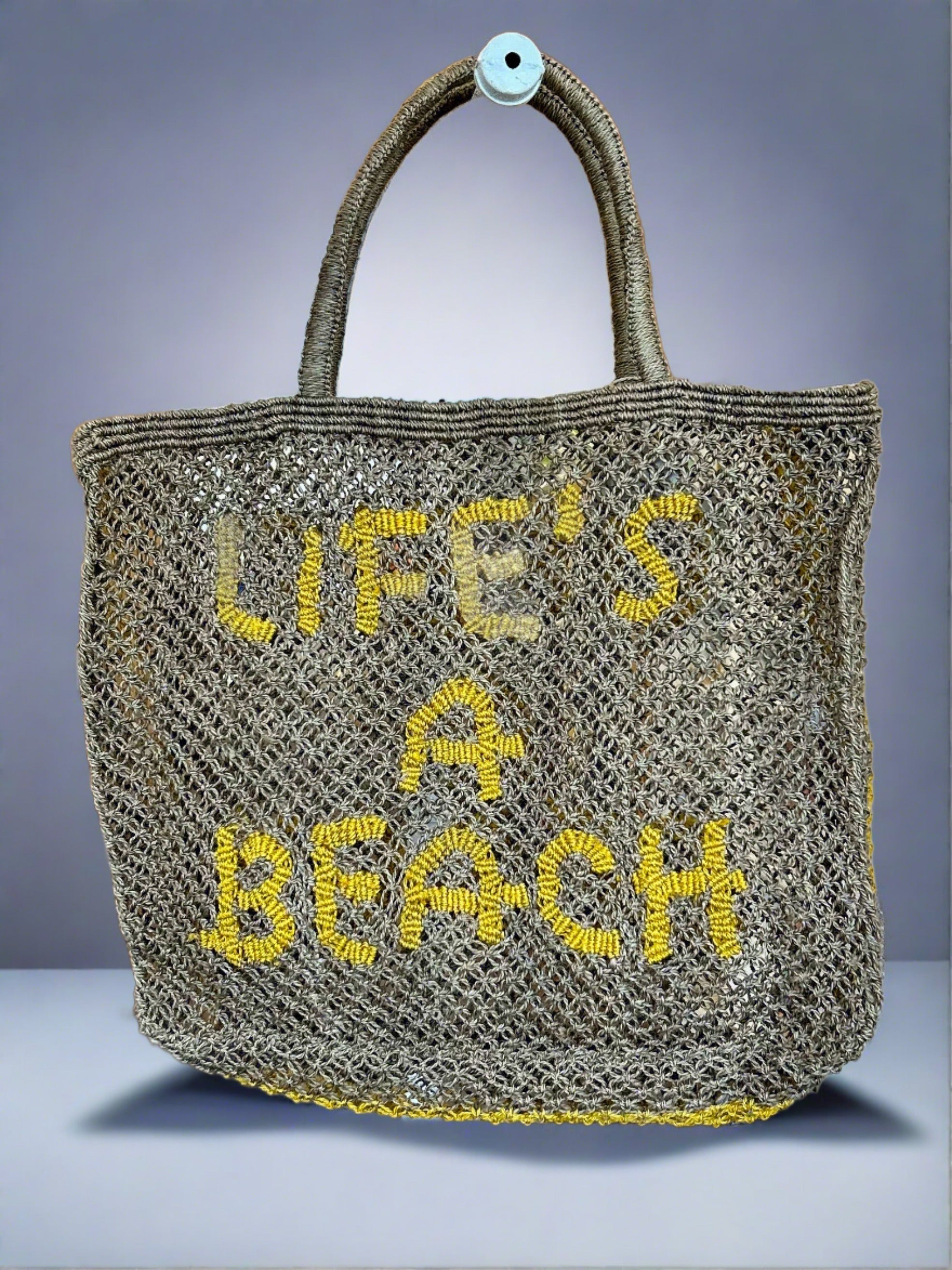 Life's A Beach Jute Bag - Rivieratowel