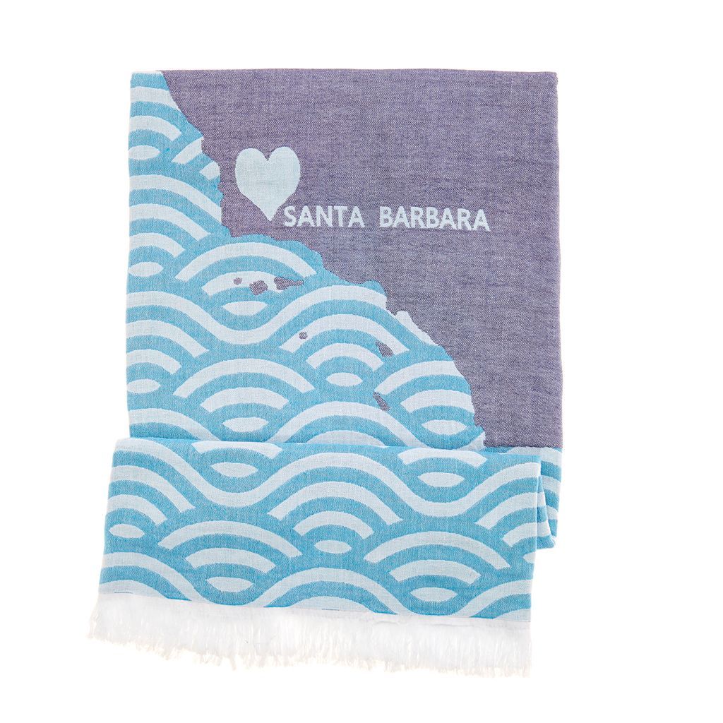 LOVE from Santa Barbara Beach Towels - Rivieratowel