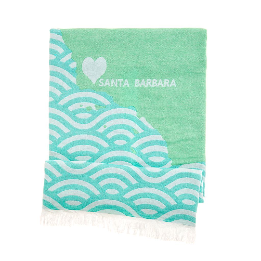 LOVE from Santa Barbara Beach Towels - Rivieratowel