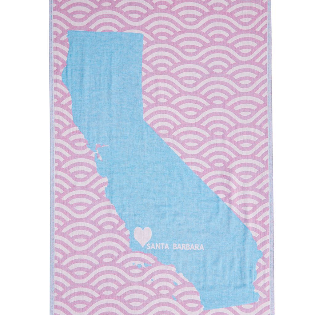 LOVE from Santa Barbara Beach Towels - Rivieratowel