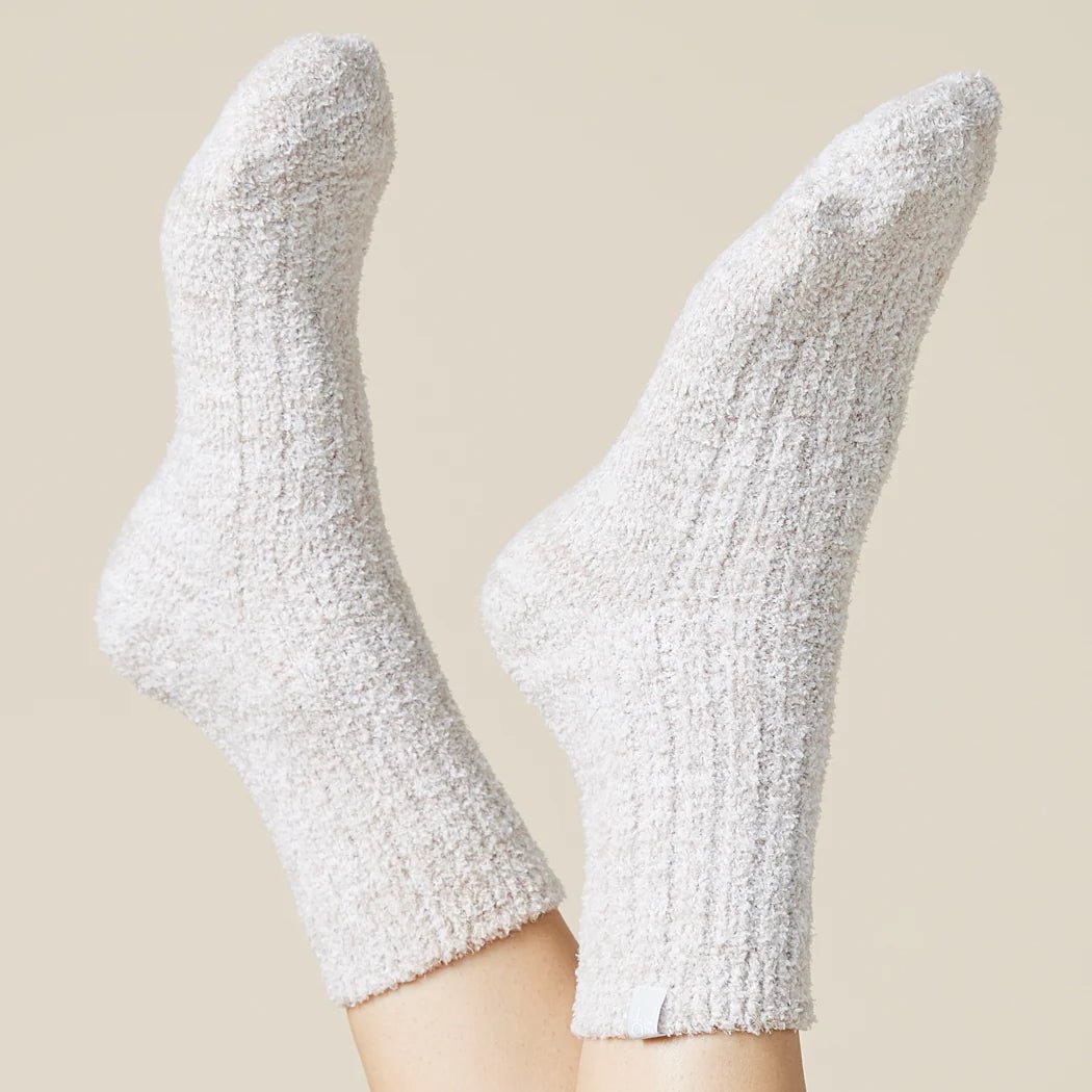 Marshmallow Crew Socks - Rivieratowel