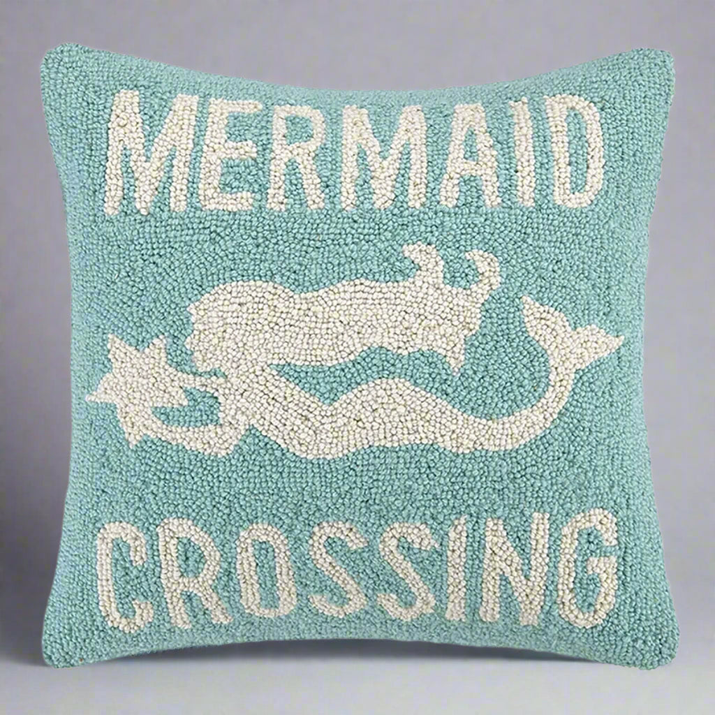 Mermaid Crossing Hook Pillow - Rivieratowel