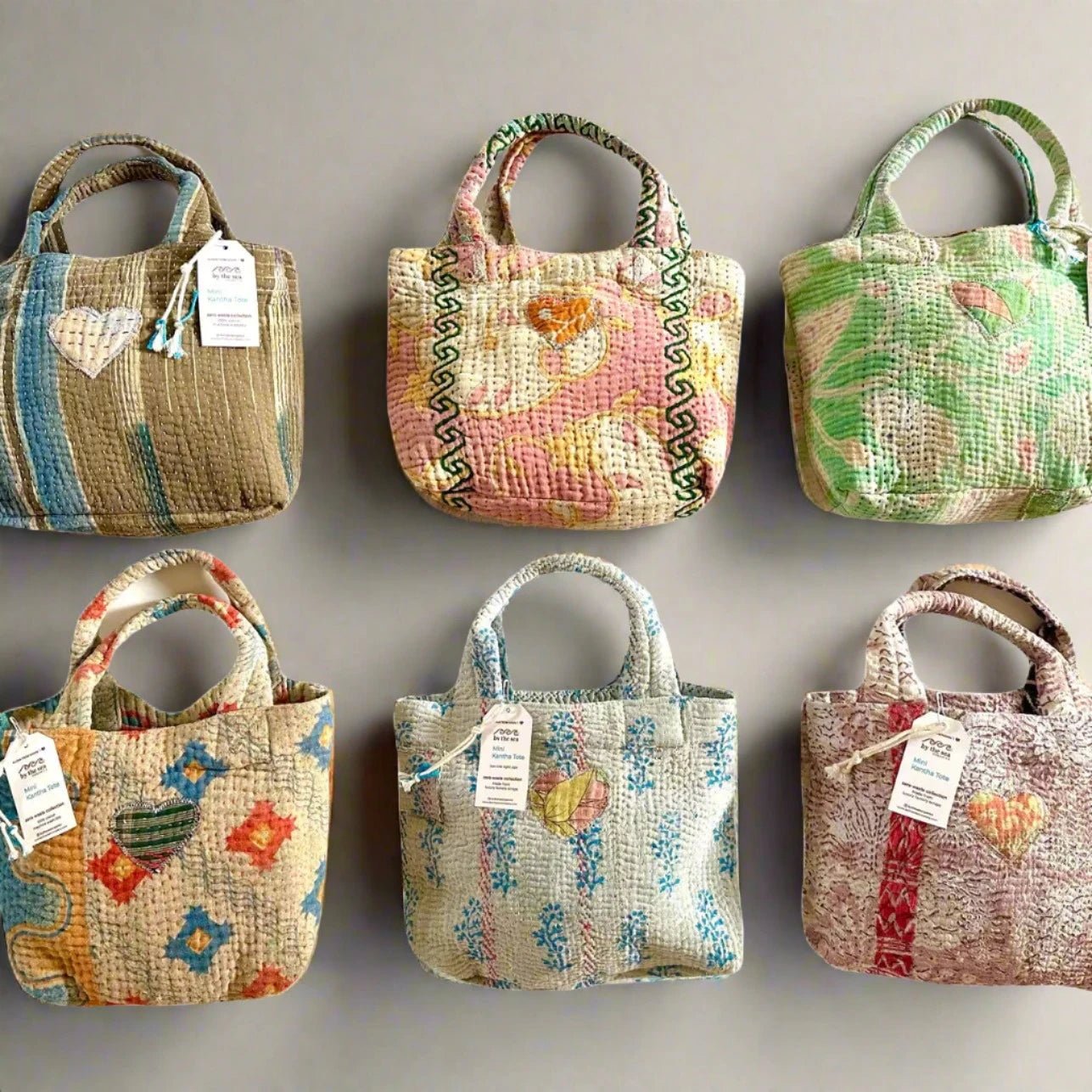 Mini Kantha Tote Asst - Rivieratowel