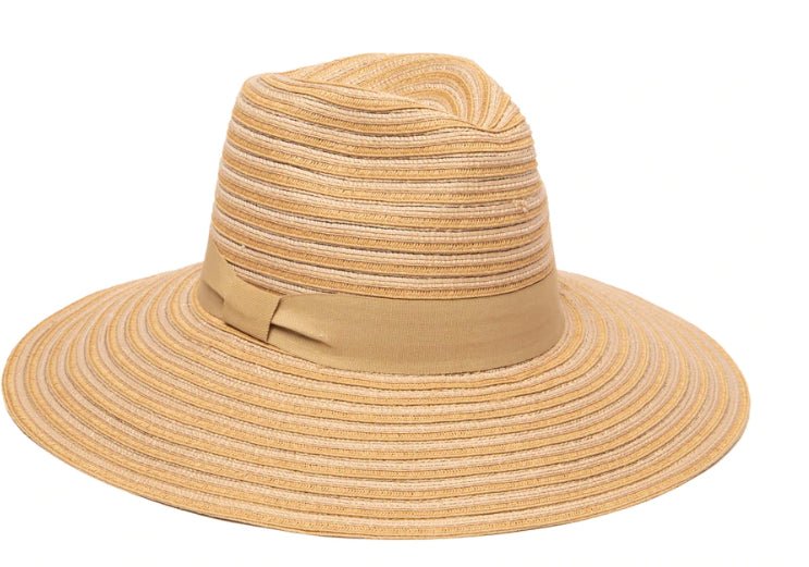 Mixed Braid Pinched Knot Trim Fedora - Rivieratowel
