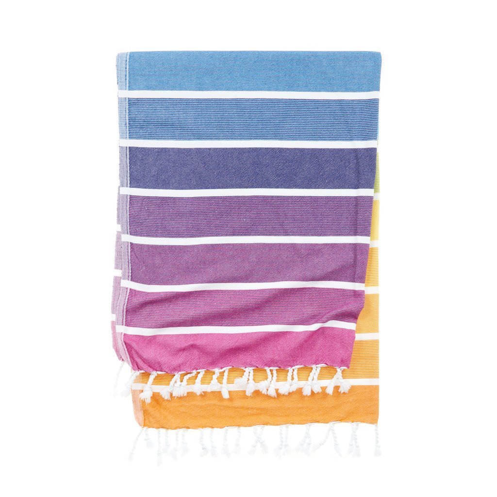 Neapolitan Rainbow Turkish Towel - Rivieratowel