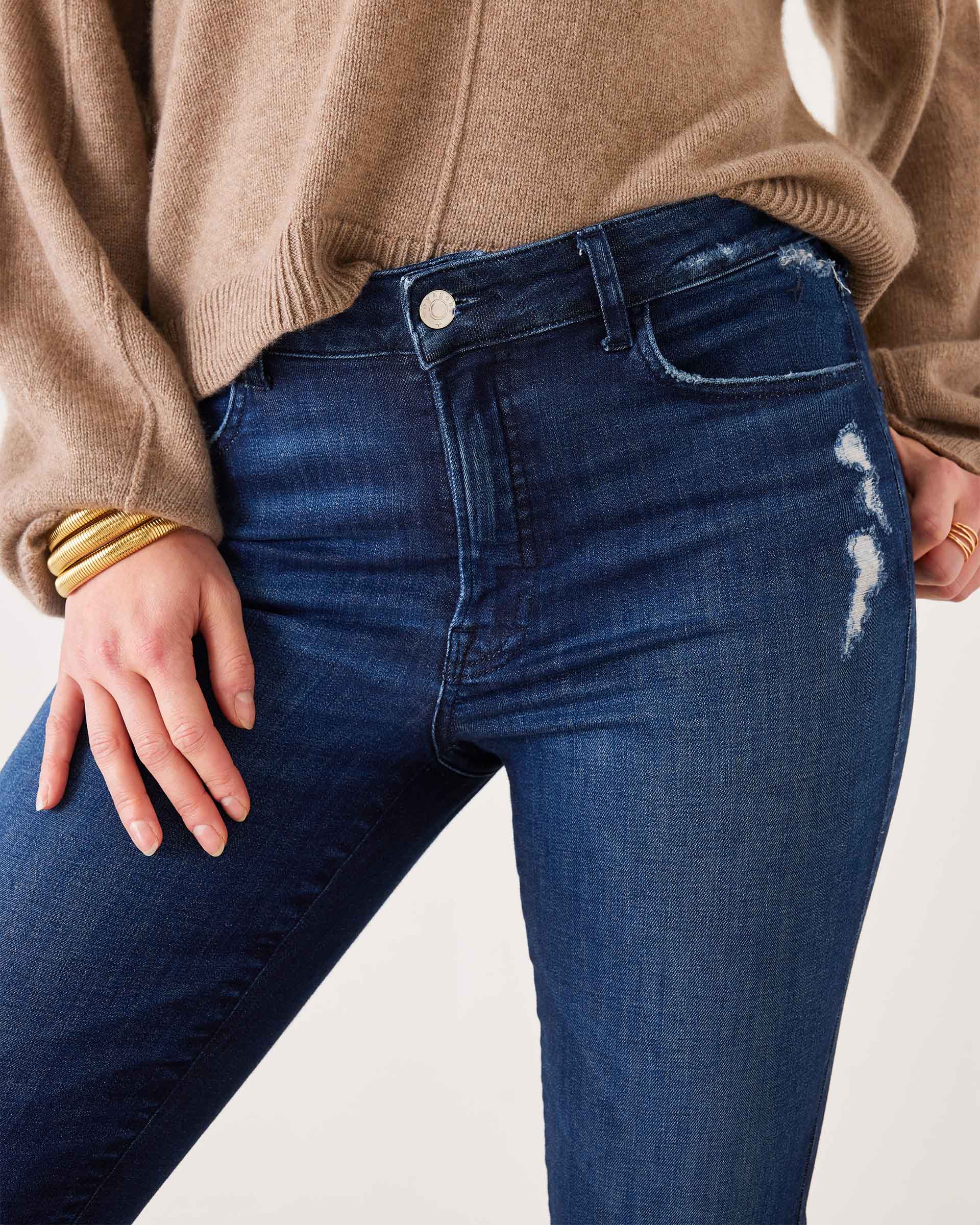 Nomad Murphy Cropped Mini Boot Cut Denim - Rivieratowel