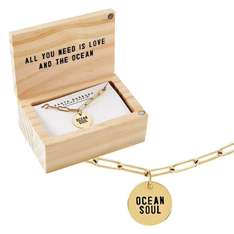 Ocean Soul Link Necklace - Rivieratowel