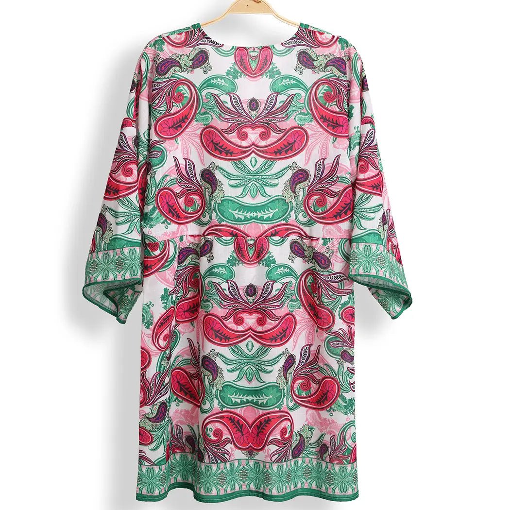 Paisley Print Summer Cover - Up Dress - Rivieratowel