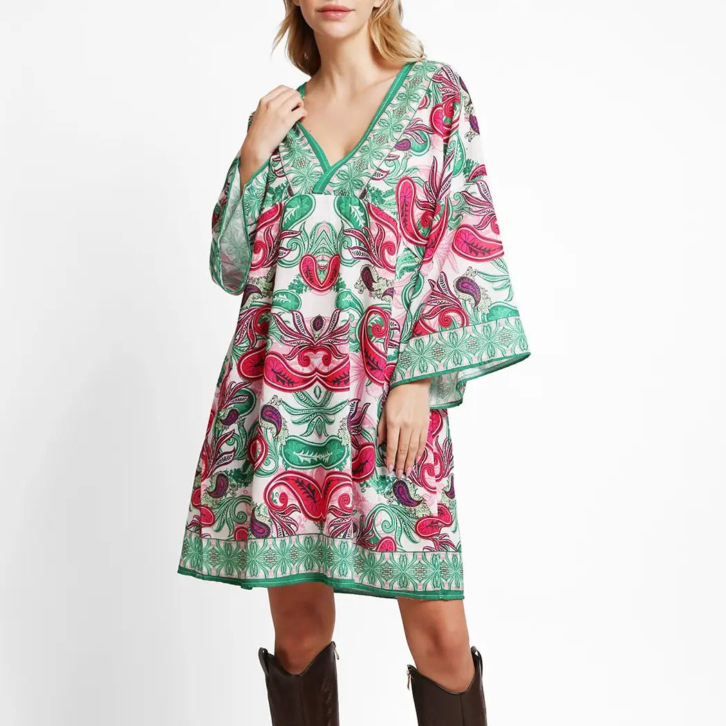 Paisley Print Summer Cover - Up Dress - Rivieratowel