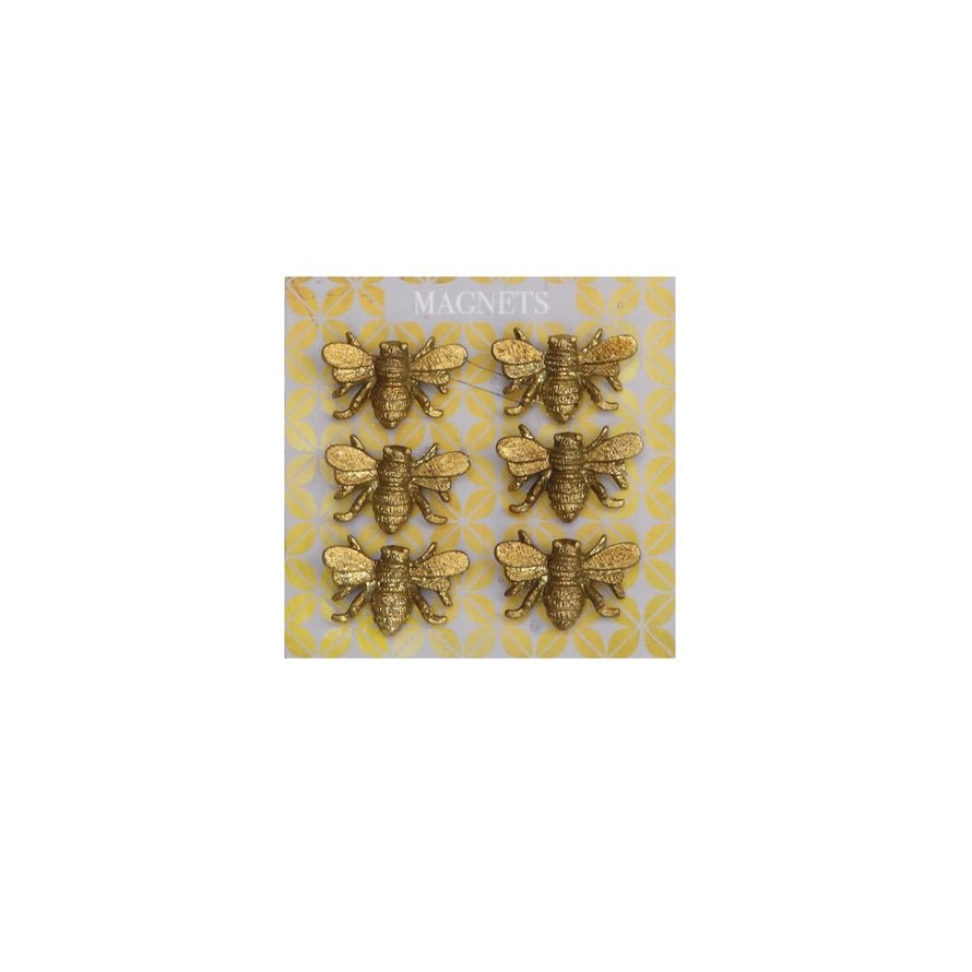 Pewter Bee Magnets Set/6 - Rivieratowel