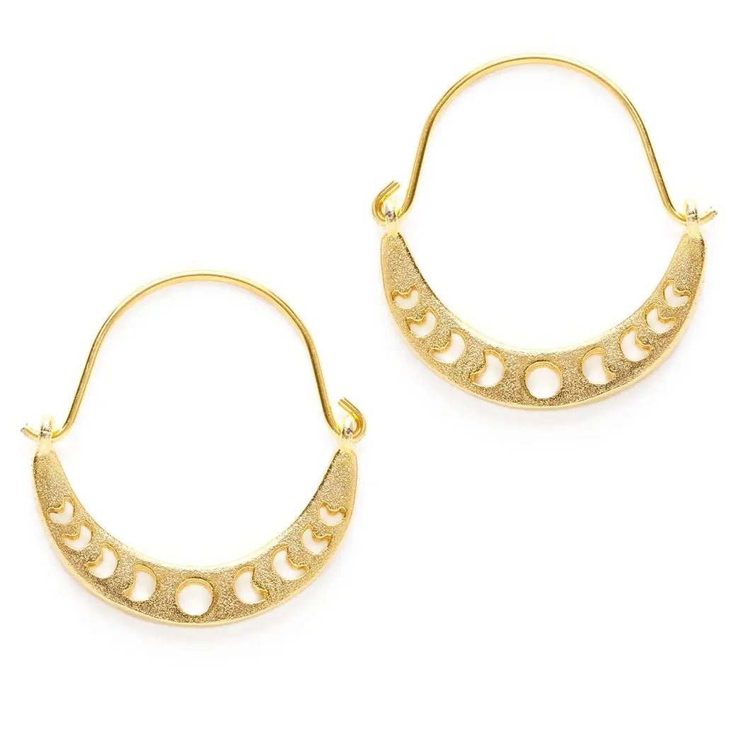 Phases of the Moon Earrings - Rivieratowel