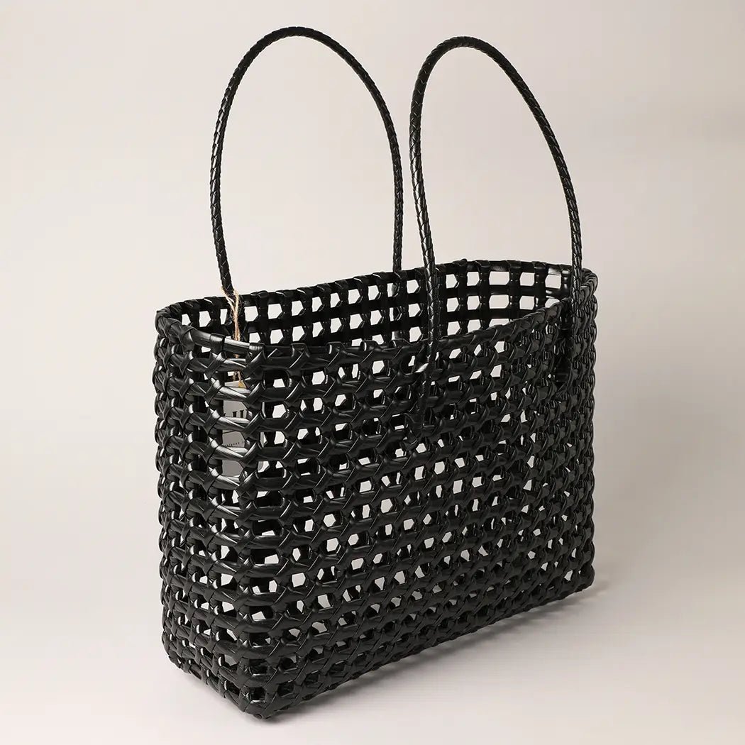 Recycled Plastic Woven Tote Bag - Rivieratowel