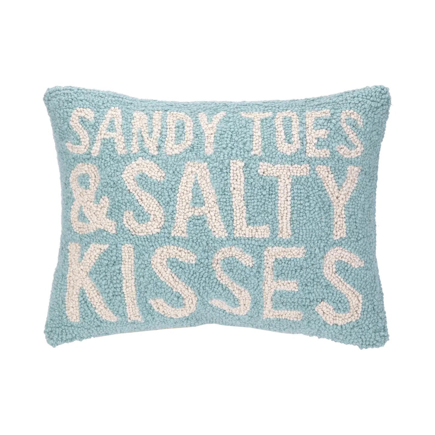 Sandy Toes and Salty Kisses Hook Pillow - Rivieratowel