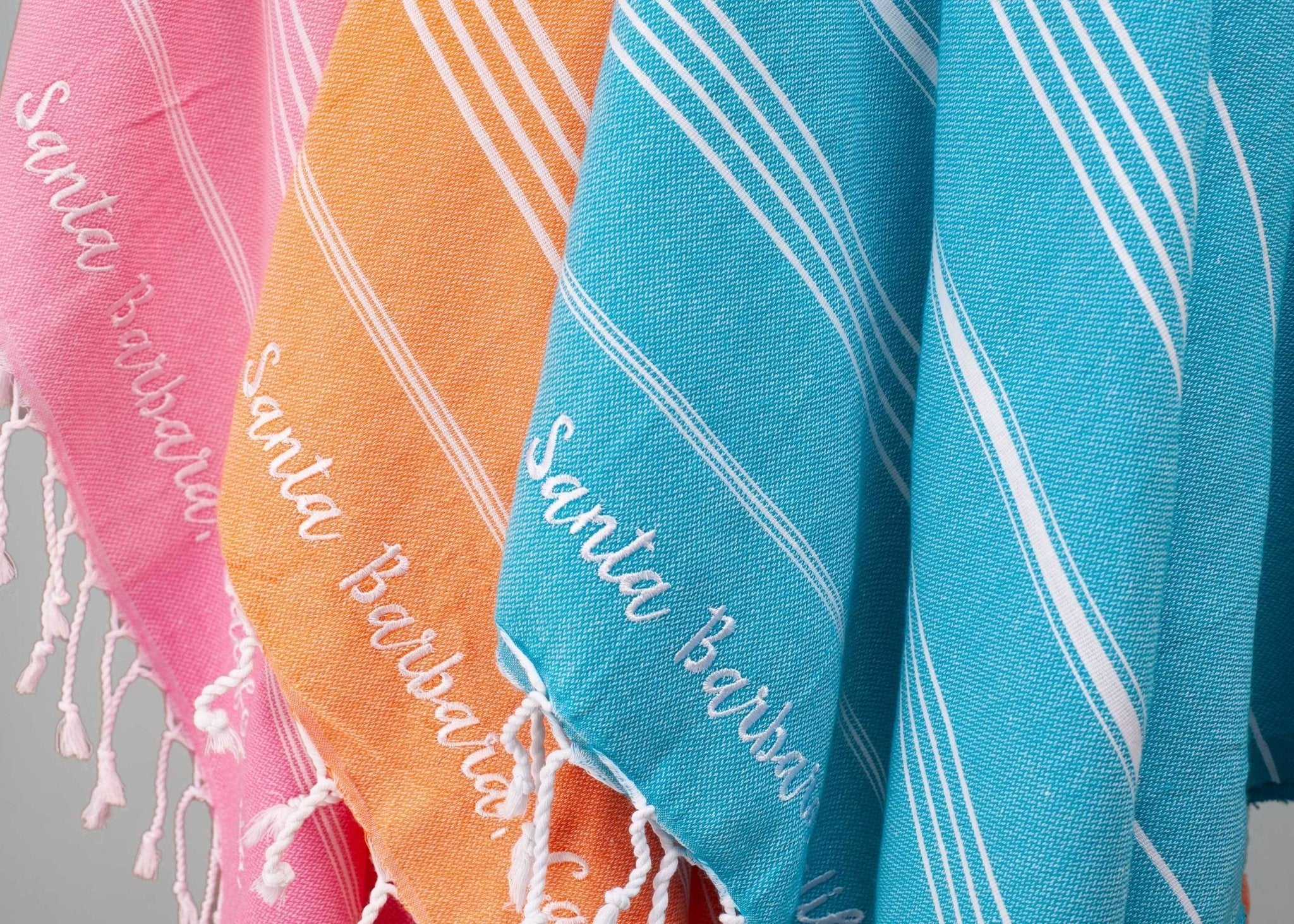 Santa Barbara Embroidered Towel - Rivieratowel