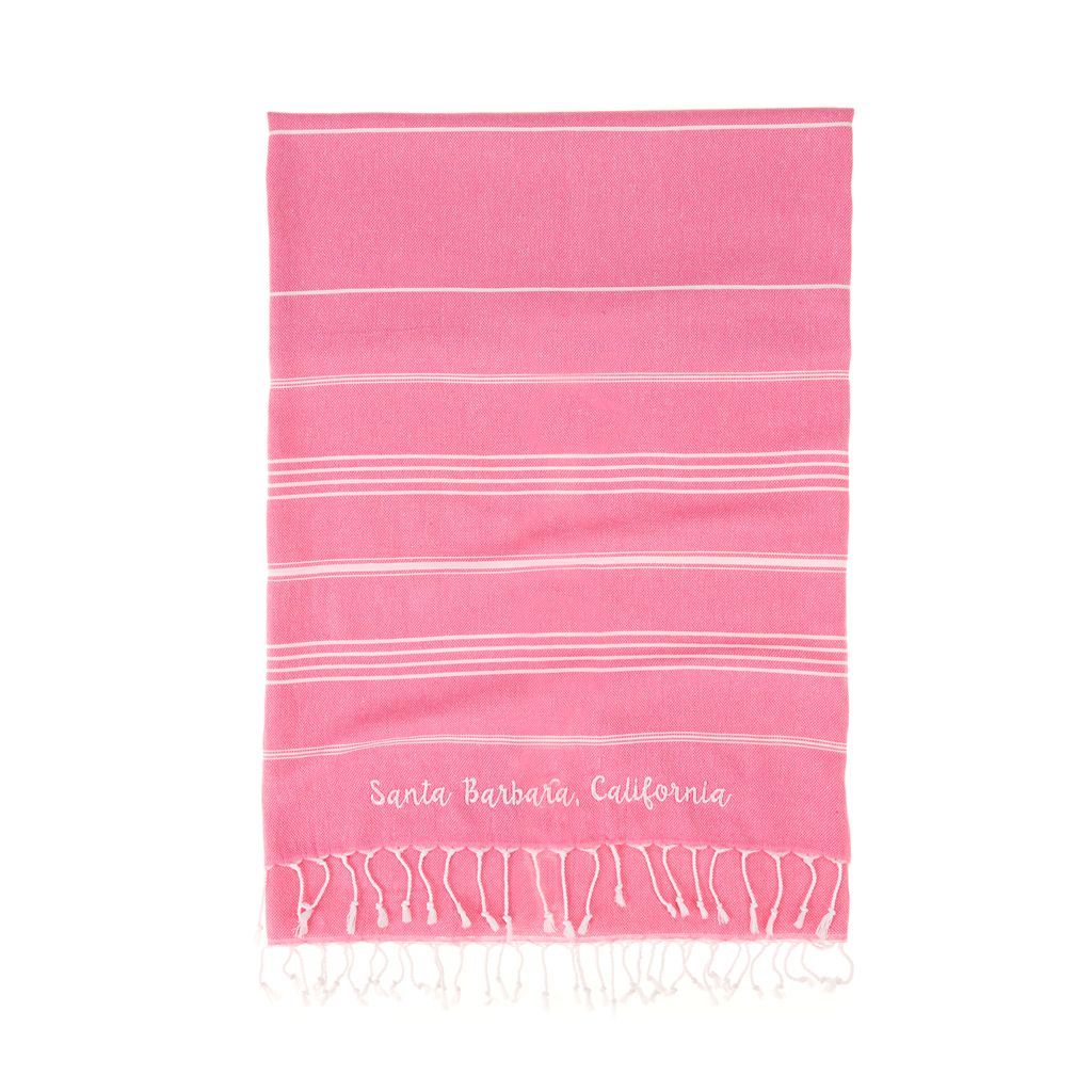 Santa Barbara Embroidered Towel - Rivieratowel