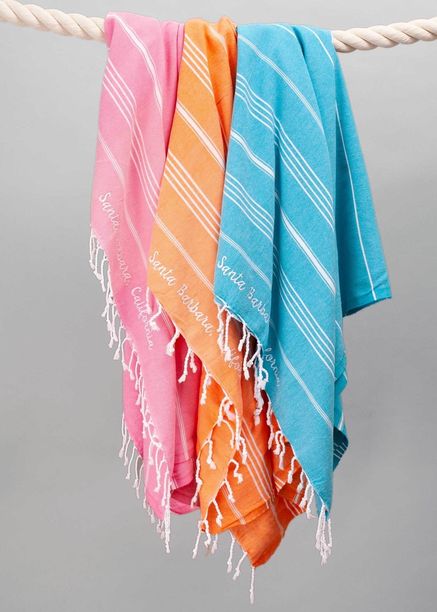 Santa Barbara Embroidered Towel - Rivieratowel
