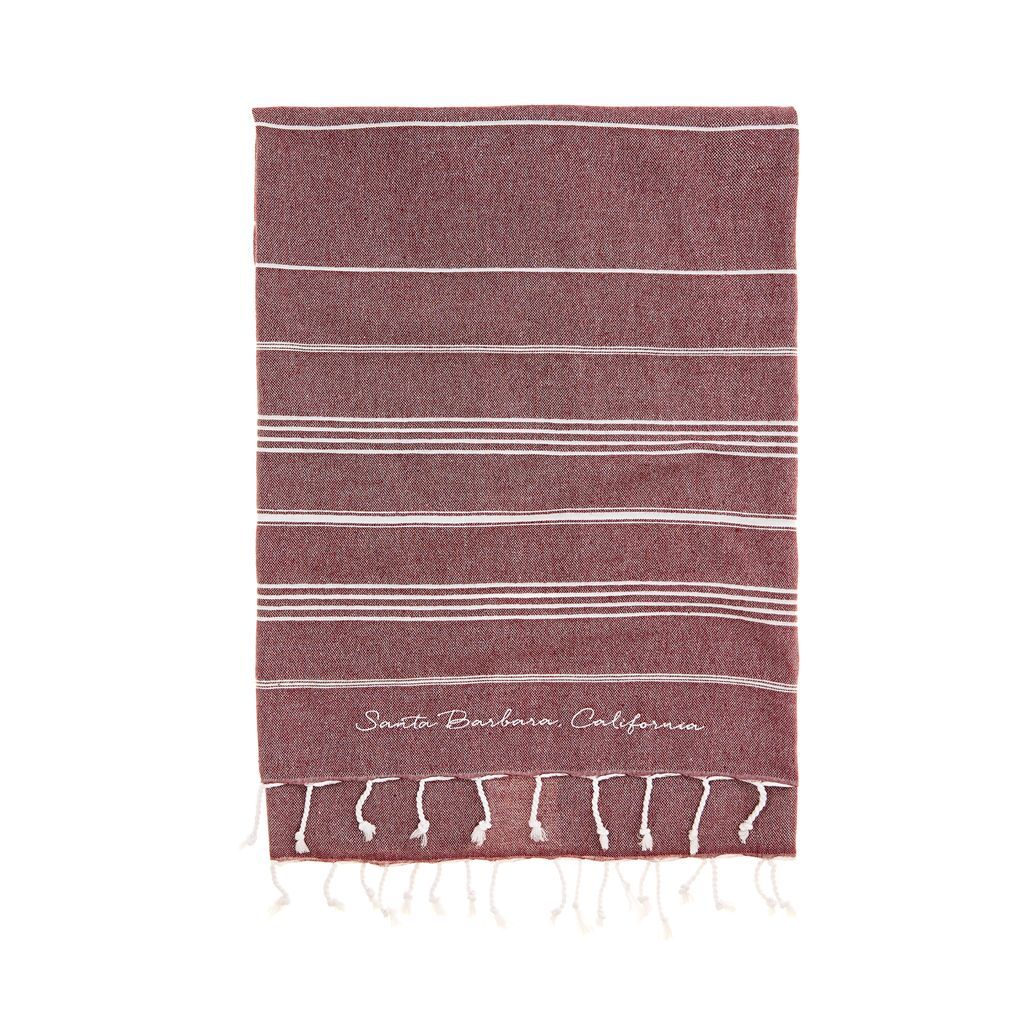 Santa Barbara Embroidered Towel - Rivieratowel