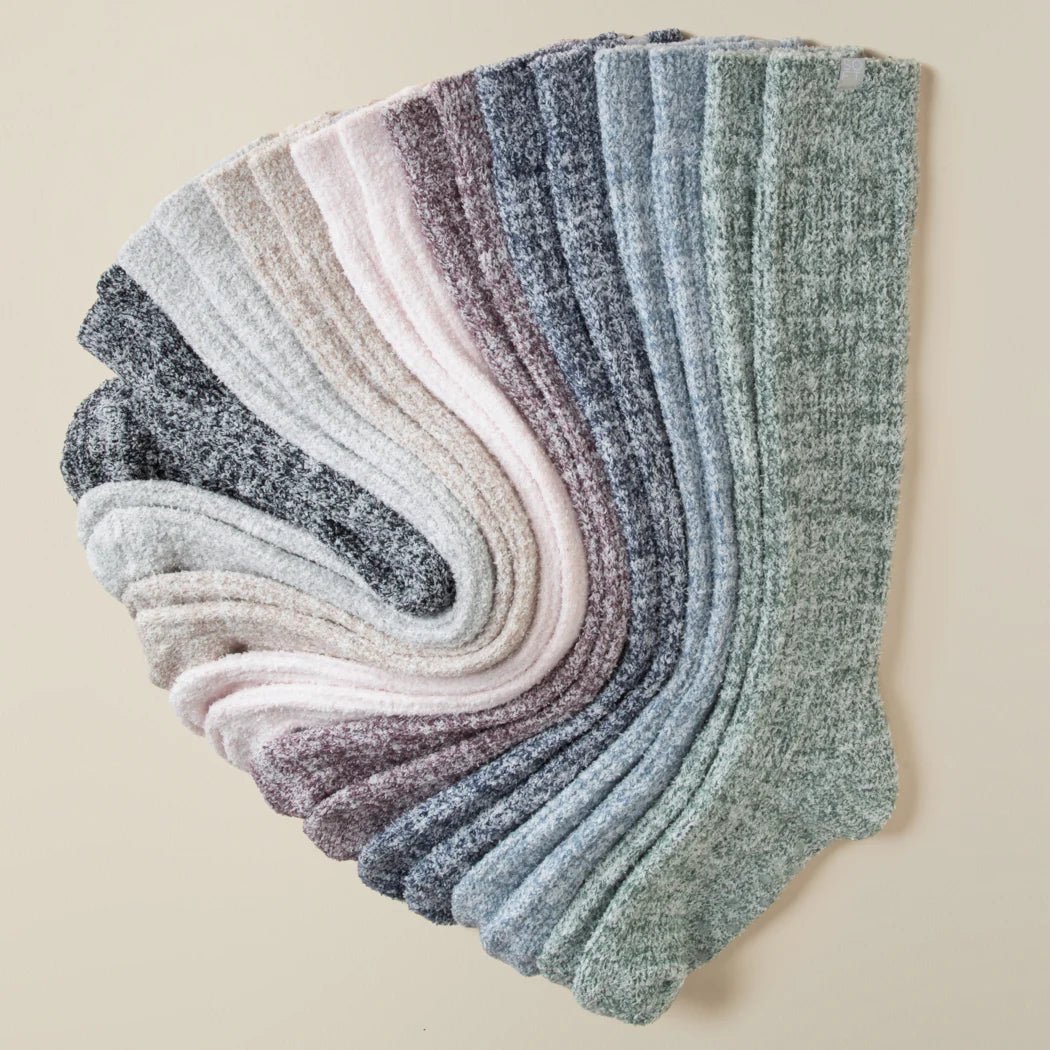 Slouchy Marshmallow Socks - Rivieratowel
