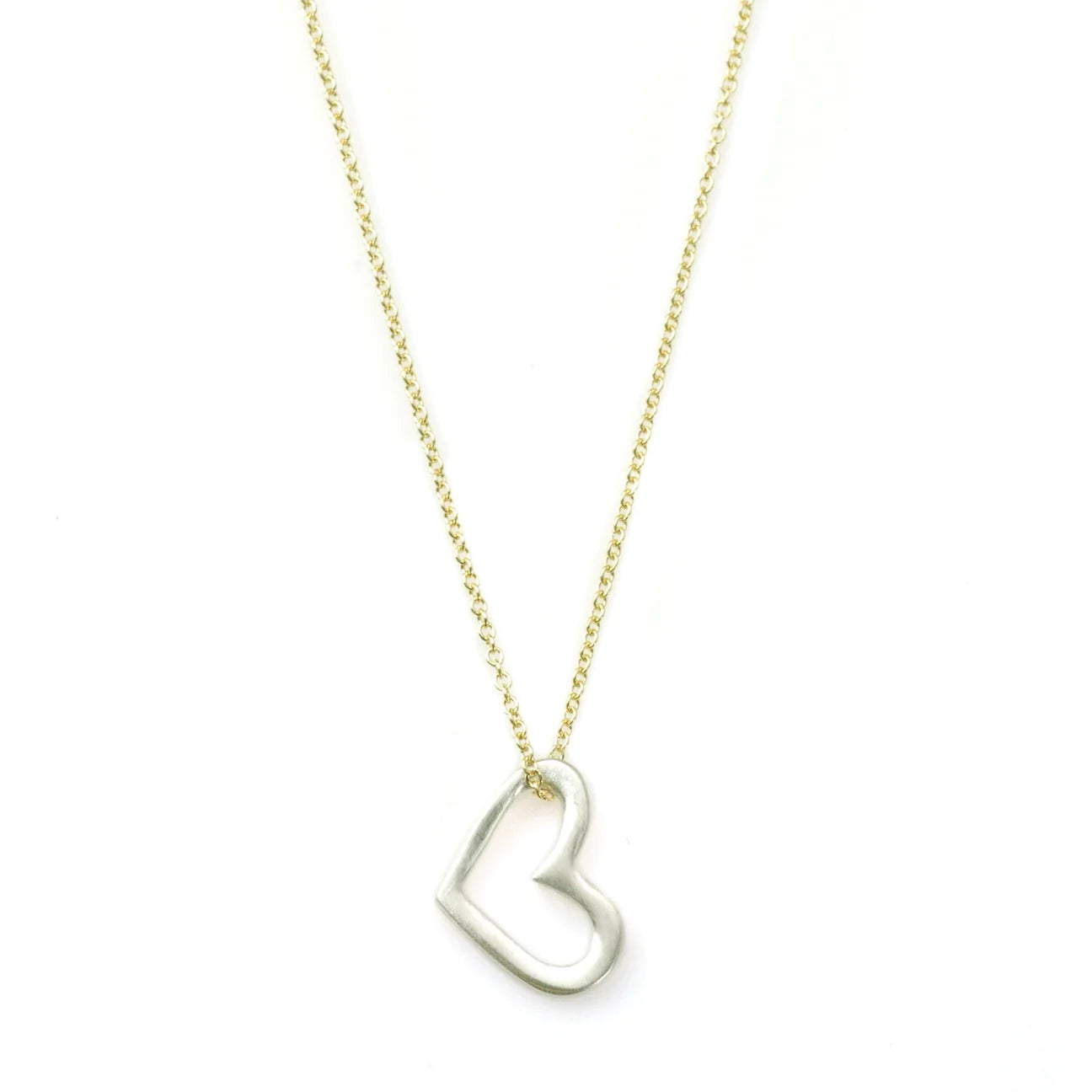 Small Open Heart Necklace