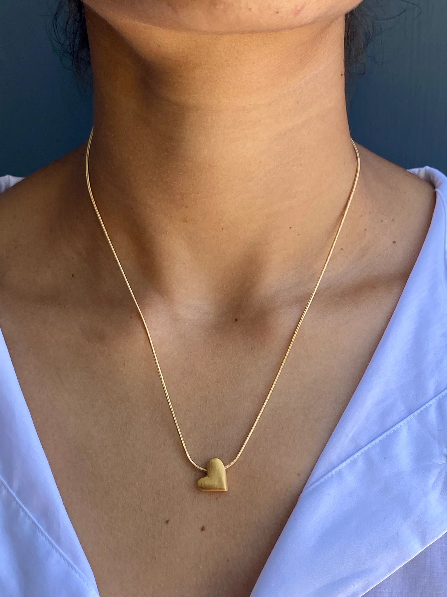 Sliding Heart Necklace - Rivieratowel