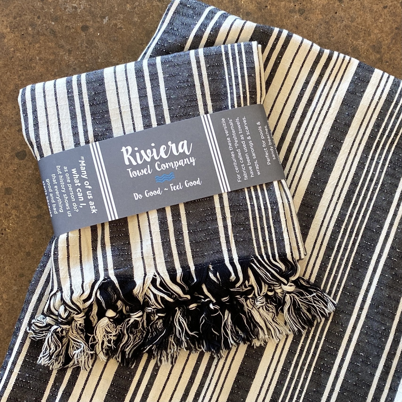 Taormina Cotton/Linen Turkish Towel - Rivieratowel