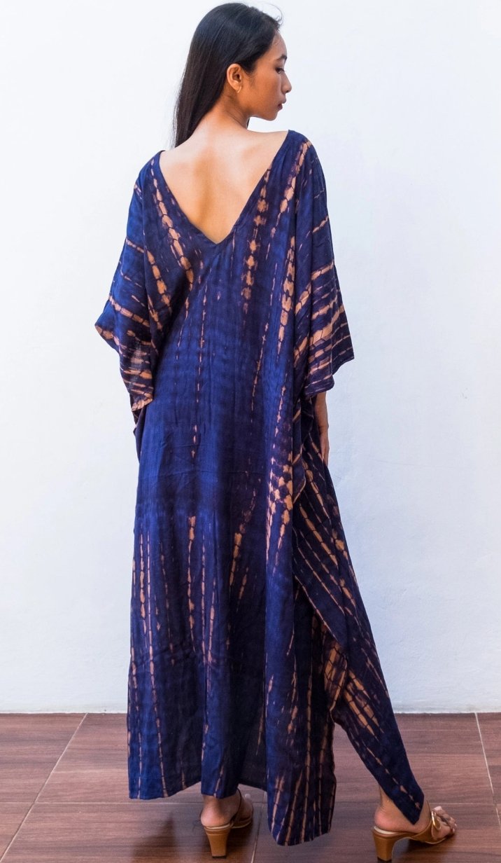 Tie Dye Kaftan Dress - Rivieratowel