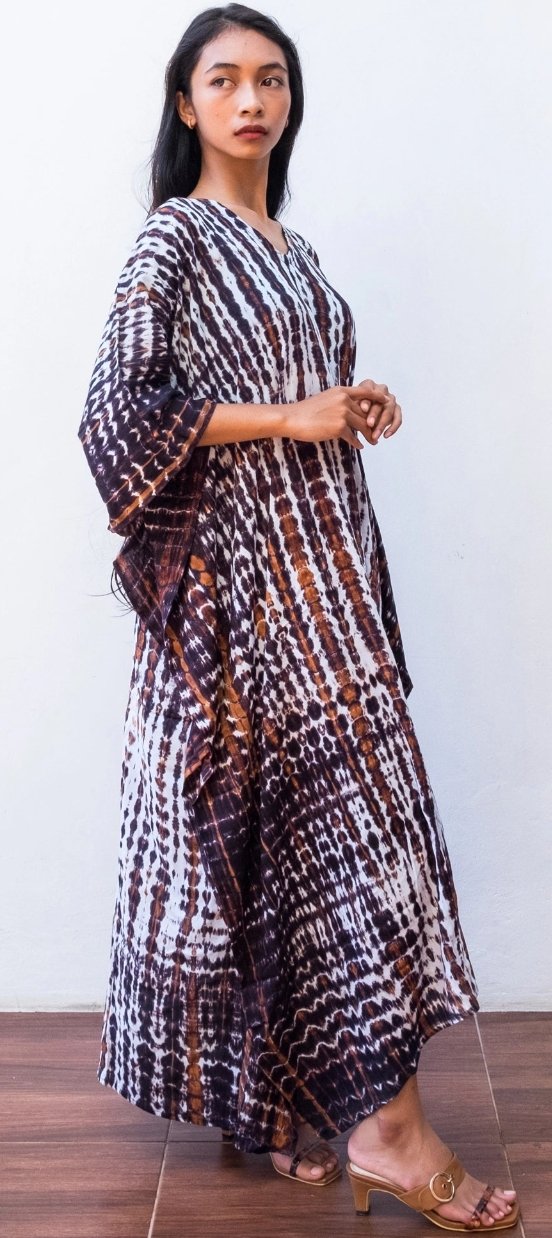 Tie Dye Kaftan Dress - Rivieratowel