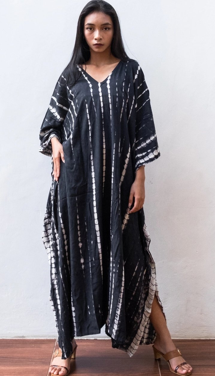 Tie Dye Kaftan Dress - Rivieratowel