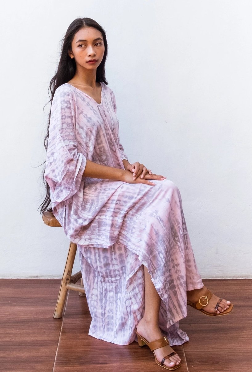 Tie Dye Kaftan Dress - Rivieratowel
