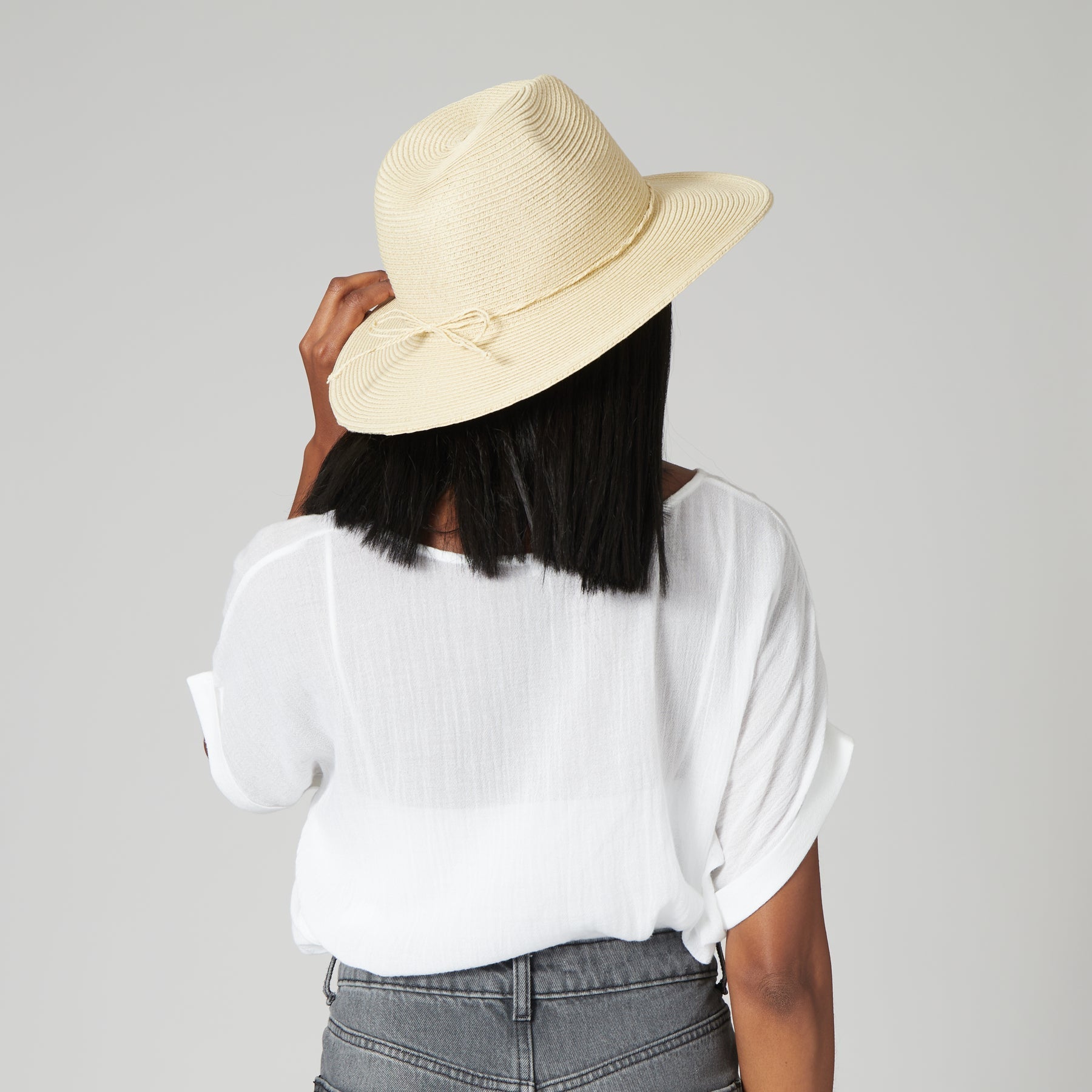Water Repellent Fedora w Tie - Rivieratowel